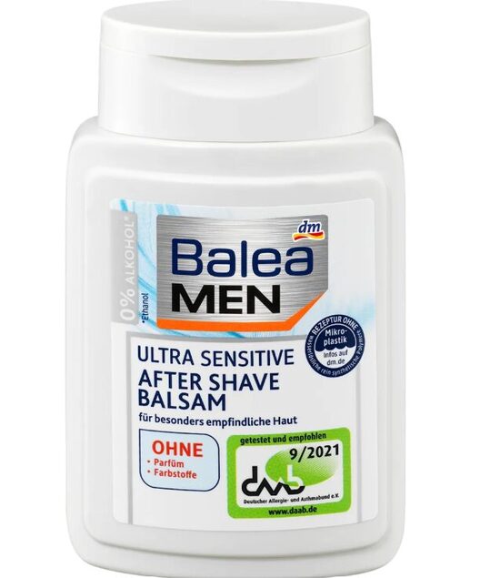 Balea MEN pēc skūšanās balzams, Ultra sensitive, 100 ml